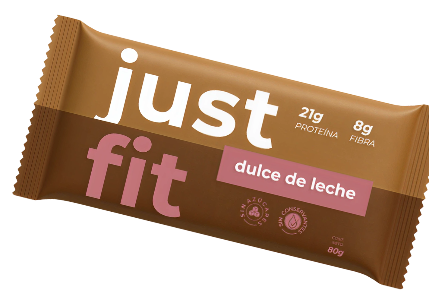 Barrita Just Fit sabor dulce de leche